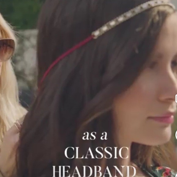 Jen Atkin x Chloe + Isabel 6 in 1 Headwrap, Choker, Bracelet, Belt NWT - Picture 9 of 10